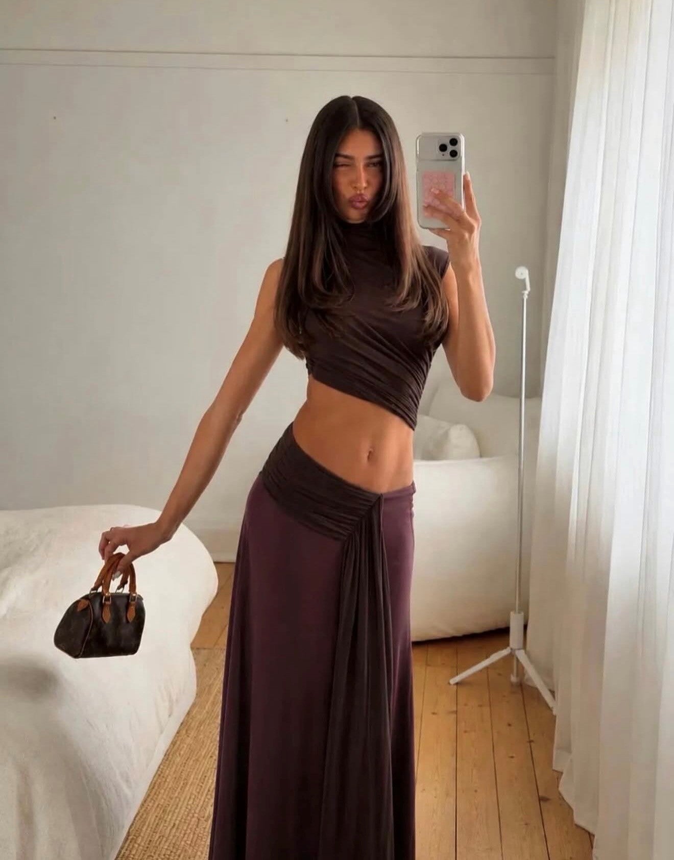 Bec & Bridge - Conni Maxi Dress in Choc