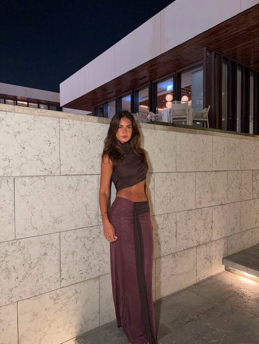 Bec & Bridge - Conni Maxi Dress in Choc