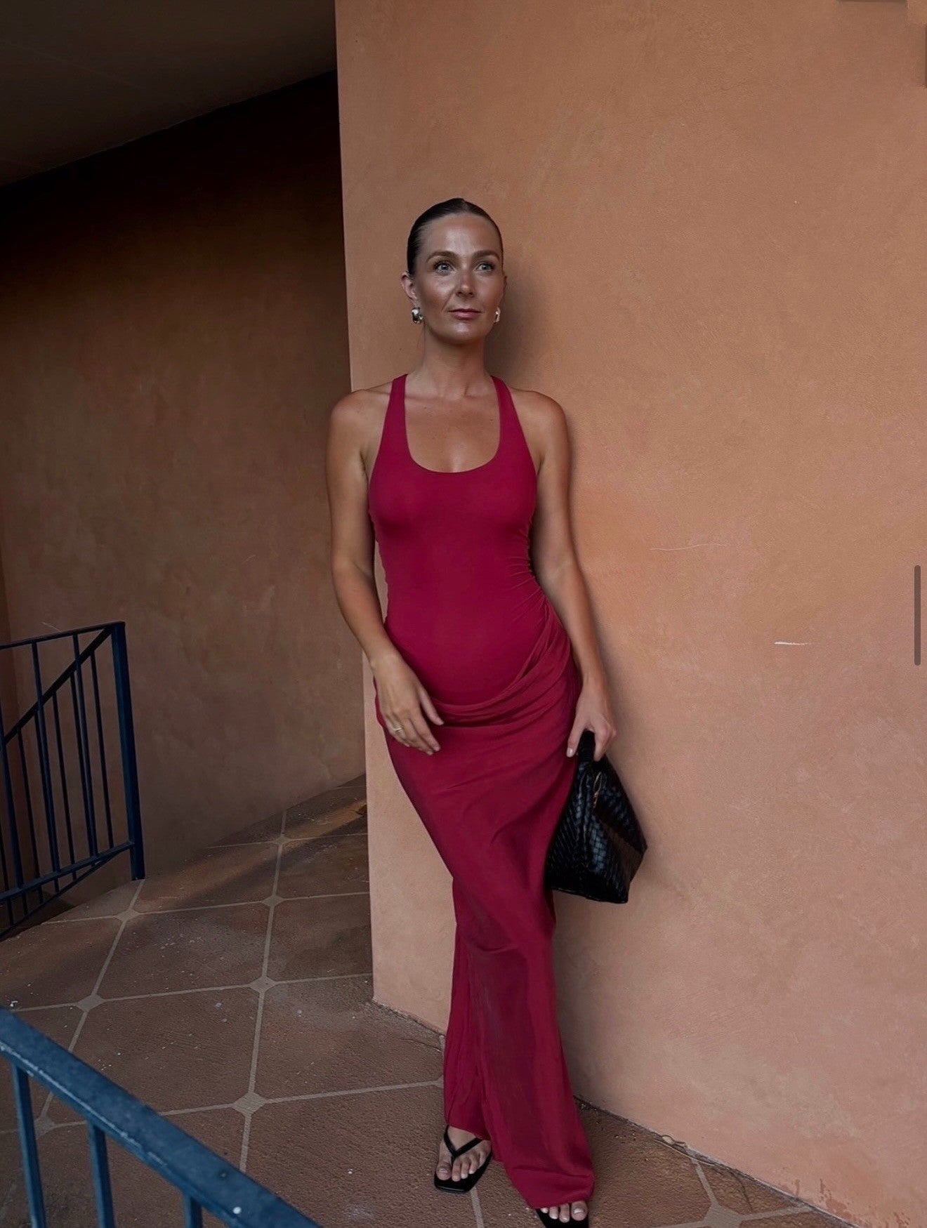 Benni - Jade Maxi Dress in Scarlet