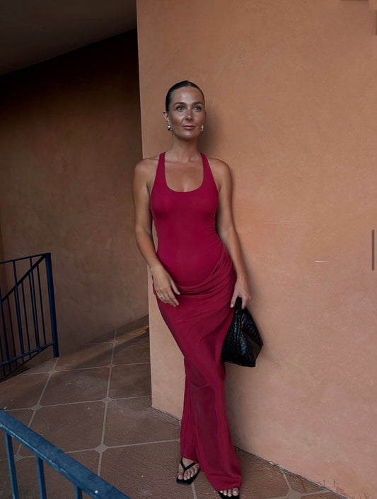 Benni - Jade Maxi Dress in Scarlet